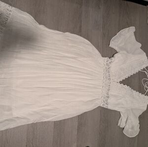 Wishlist Apparel White Maxi Dress Small